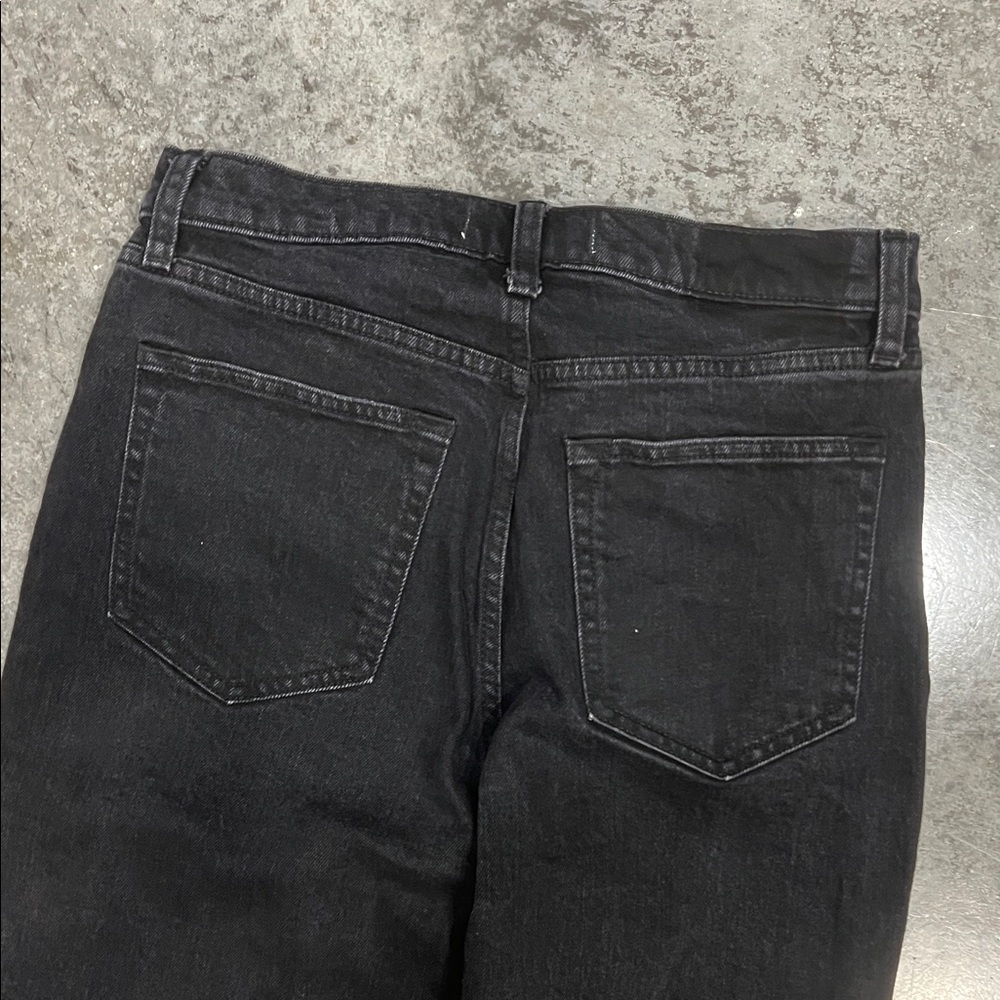 Abercrombie & Fitch Black Ultra High-Rise Wide Leg Jeans - Picture 5 of 6